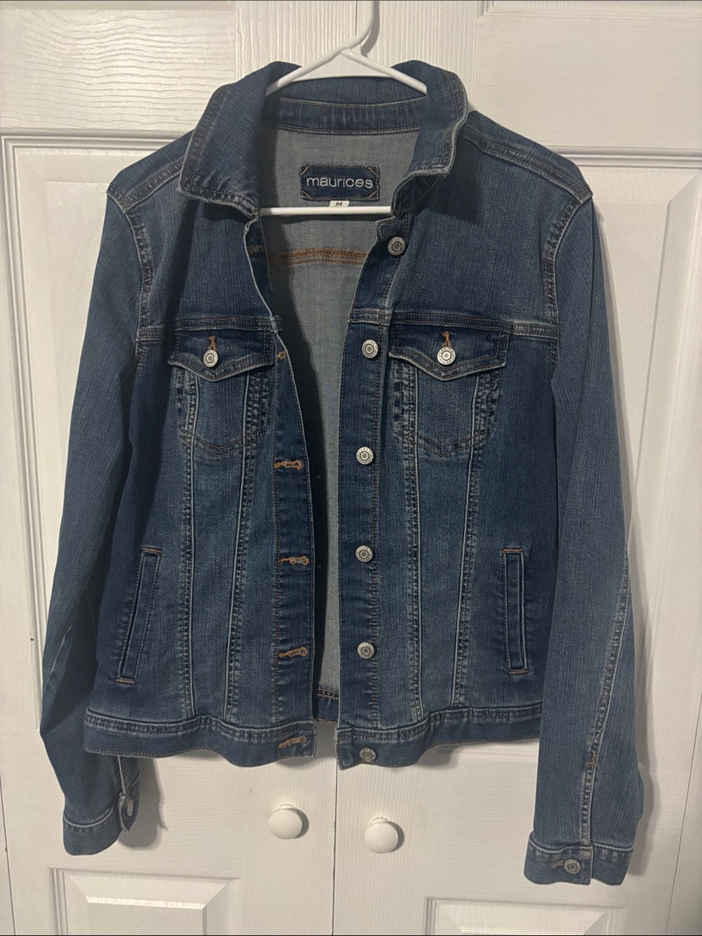 Maurices Women's Classic Blue Denim Jacket